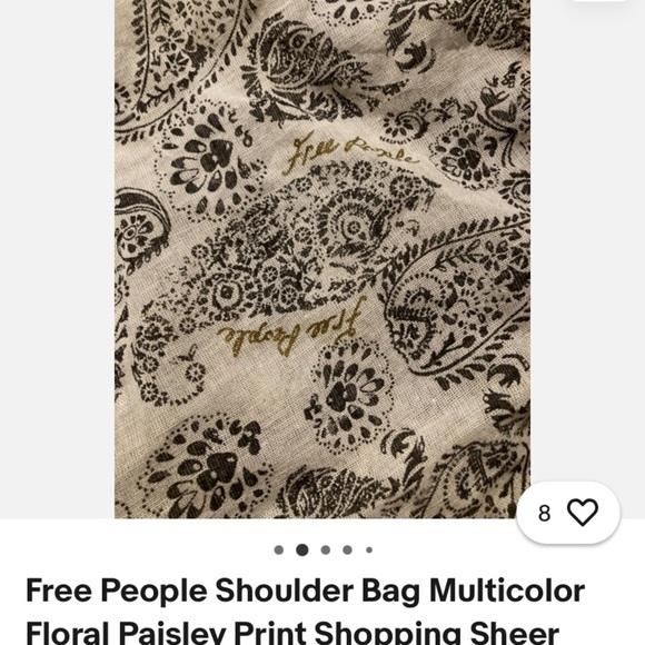 Free People Multicolor Floral Paisley Hobo Bag - Picture 2 of 2